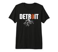 Detroit Basketball - Rooted in the Game | Motor City Pride Premium T-Shirt