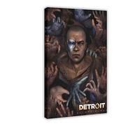 Detroit Become Human Poster 1 Canvas Poster Bedroom Decor Sports Landscape Office Room Decor Gift Frame-style 08x12inch(20x30cm)