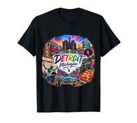 Detroit MI Michigan T-Shirt