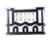 Detroit Michigan Central Station Lapel Pin - Iconic Train Depot Enamel Pin | Historic Detroit Architecture | Made in USA