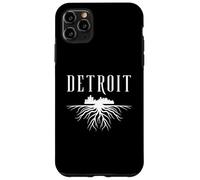Detroit Michigan Skyline Graphic - From the Ground Up Design Case for iPhone 11 Pro Max