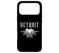 Detroit Michigan Skyline Graphic - From the Ground Up Design Case for iPhone 17 Pro Max