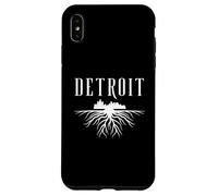 Detroit Michigan Skyline Graphic - From the Ground Up Design Case for iPhone XS Max