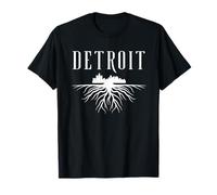 Detroit Michigan Skyline Graphic - from The Ground Up Design T-Shirt