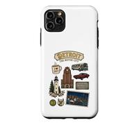 Detroit Motor City Vintage Car Bus Lighthouse Skyline Case for iPhone 11 Pro Max