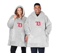 Detroit Red Wings NHL Vintage Hoodler Oversized Sherpa Sweatshirt - Cozy Fleece Hoodie with Front Pocket & Team Logo, One Size Fits Most Pullover