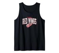 Detroit Red Wings Vintage Logo NHL Hockey Tank Top