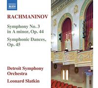 Detroit So:Slatkin - Rachmaninov: Symphony No 3
