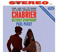 Detroit Symphony Orchestra Paul Paray – The Music of Chabrier – 12" Vinyl