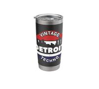 Detroit Techno Classic Stainless Steel Insulated Tumbler
