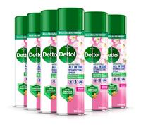 Dettol All In One Disinfectant Spray, Orchard Blossom, 6 x 300 ml Multipack, Fresh Pet & Shoe Sanitiser, Sofa Cleaner,