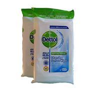 Dettol Anti-Bacterial Cleansing Surface Wipes - 2X Packs of 36 Large Wipes