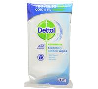 Dettol Anti Bacterial Cleansing Surface Wipes 36 Large Wipes (Pack of 16)