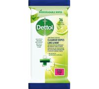 DETTOL ANTIBAC WIPES LIME&MT 36'S