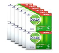 Dettol Antibacterial and Moisturings Bar Soap Original, Pack of 12