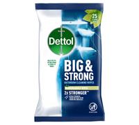 Dettol Antibacterial Big & Strong Bathroom Wipes 25Wipes