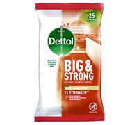 Dettol Antibacterial Big & Strong Kitchen Wipes, 25 Count