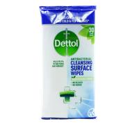 Dettol Antibacterial Cleansing Surface Wipes - 30 pcs