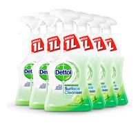 Dettol Antibacterial Disinfectant Spray Lime & Mint 6-Pack (6x1L) - All-Purpose Bathroom Cleaner, Household Cleaning Solution, 6L Total