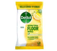 Dettol Antibacterial Floor Wipes Lemon & Lime 10 pcs