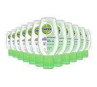 Dettol Antibacterial Hand Sanitiser with Aloe Vera, Multipack of 12 x 50ml (Packaging May Vary)