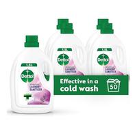 Dettol Antibacterial Laundry Sanitiser, Lavender, 1.5L (4 x 1.5L, Total 6.0L), For Sensitive Skin, Gentle Cleanser, Effective Hygiene Solution, Disinfectant, Kills 99.9 Percent of Germs