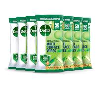 Dettol Antibacterial Multi Surface Cleaning Wipes Crisp Pear 350 Wipes 50 x