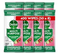Dettol Antibacterial Multipurpose Cleaning Biodegradable Wipes,