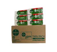 Dettol Antibacterial Soap, 100g Original 12 Bar(6 X Twin Packs) In Box