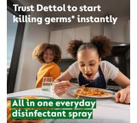 Dettol, Antibacterial Spray, Crisp Linen, 1.8L (300ml x 6pck) Disinfectant, Hous