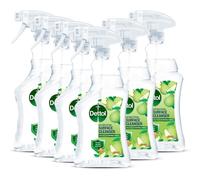 Dettol Antibacterial Surface Cleaner 750 ml (6 Pack) - Kills 99.9% Bacteria & Viruses; Reduces Allergens; Plant-Based Lactic Acid, Crisp Pear