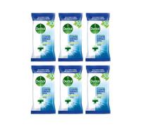 Dettol Antibacterial Surface Wipes 30 Large Wipes - Pack Of 6