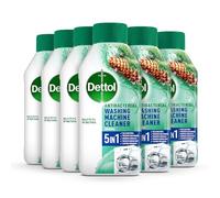 Dettol Antibacterial Washing Machine Cleaner, Removes Limescale, Dirt & Bad Odours, Original, Pack of 6 x 250ml