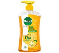 Dettol Body Wash and Shower Gel, Lime Fresh, 500ml, Soap-Free, 12h Odour Protection