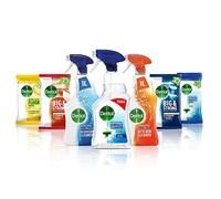 Dettol Cleaning Bundle - 3 Cleaning Sprays and 4 Packs of Antibacterial Wipes (Multi-Surface, Bathroom, Kitchen and Floor)
