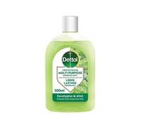 Dettol, Disinfectant Liquid, Antibacterial, Eucalyptus and Mint, 500ml, Long Lasting Fragrance with Essential oils, No Harsh Residue, Kills 99.9 Percent of Bacteria