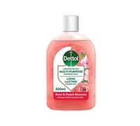 Dettol, Disinfectant Liquid, Antibacterial, Rose and Peach Blossom, 500ml, Long Lasting Fragrance with Essential oils, No Harsh Residue, Kills 99.9 Percent of Bacteria