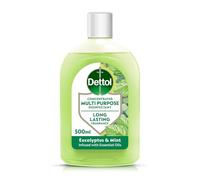 Dettol, Disinfectant Liquid, Antibacterial, Eucalyptus and Mint, 500ml, Long Lasting Fragrance with Essential oils, No Harsh Residue, Kills 99.9 Percent of Bacteria