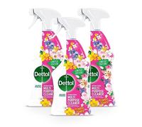 Dettol Flower Power Antibacterial Multipurpose Cleaning Spray | Peony & Rose Fragrance | Limited Edition | 750ml (Pack of 3), Floral