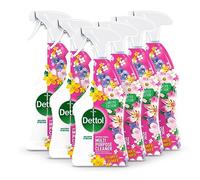 Dettol Flower Power Antibacterial Multipurpose Cleaning Spray | Peony & Rose Fragrance | Limited Edition | 750ml (Pack of 6)