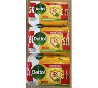 Dettol Fresh Soap Bar 100g Antibacterial Skin Care X 12