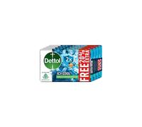 Dettol Icy Cool Bathing Soap Bar With 2X Menthol (600Gm), 125Gm + 20% Extra Free, Pack Of 4