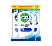 Dettol Large Antibacterial Wipes - 110 Pack x 3 (330 Wipes)