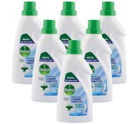 Dettol Laundry Sanitiser, Fresh Cotton, 6 X 750ML Multipack (4.5L Total), Antibacterial Disinfectant, Kills 99.99% Of Germs, Cleanser For Hygienic Freshness