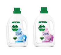 Dettol Laundry Sanitiser, Multipack, 3L (1.5L x 2pck) Lavender and Cotton, 12hr Freshness, Hygienically Clean, Removes Odour, Kills 99.9 Percent of Bacteria