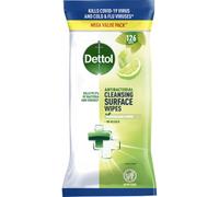 Dettol Lime & Mint Anti-Bacterial Wipes, Pack Of 126