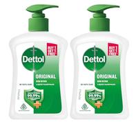 Dettol Liquid Handwash Dispenser Bottle Pump (210ml, Buy 1 Get 1 Free)- Original Hand Wash | Germ Defence Formula | 10x Better Germ Protection