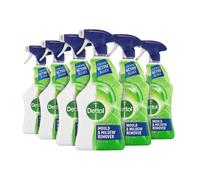 Dettol Mould Spray, Multipack of 6 X 750ml, Total 4L, Mould Remover, Mould Spray, Bleach Spray, Bathroom Mould Remover, Antibacterial, Disinfectant S