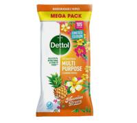 Dettol Multi-Purpose Hawaiian Breeze Cleaning Wipes - 105 Pcs