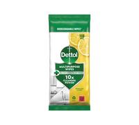 Dettol Multipurpose Wipe Sparkling Lemon 110 Wipes Pack of 4 3348372